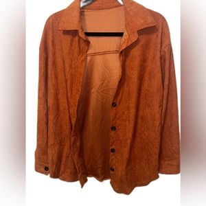 Burnt Orange Flannel